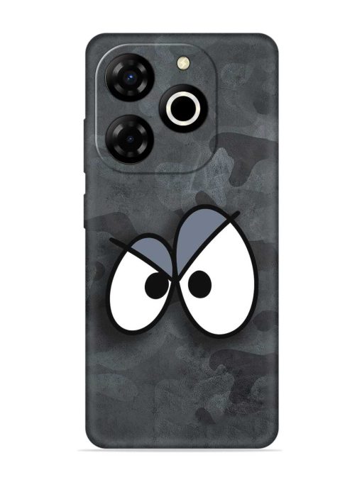 Big Eyes Night Mode Embossed Soft Silicone Case for Itel P55T Zapvi