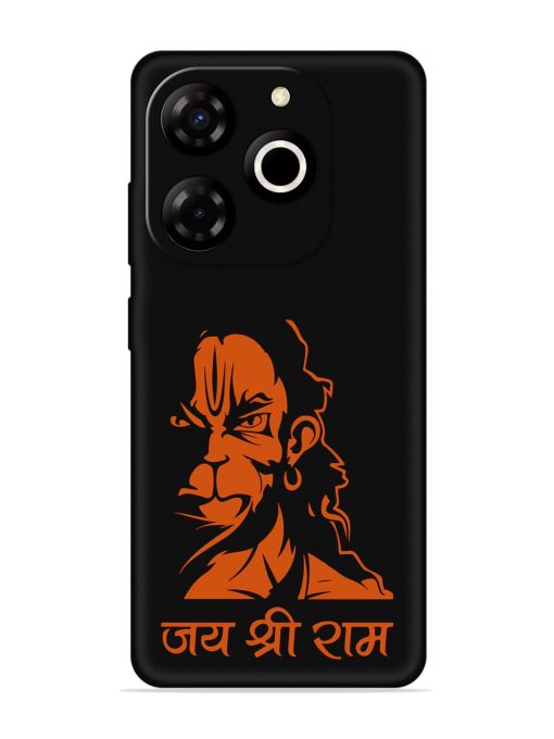 Angry Hanuman Embossed Soft Silicone Case for Itel P55T Zapvi