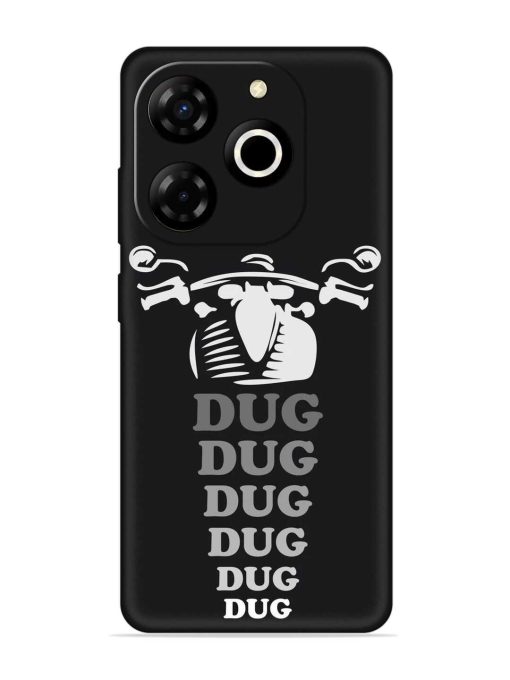 Dug Dug Dug Embossed Soft Silicone Case for Itel P55T