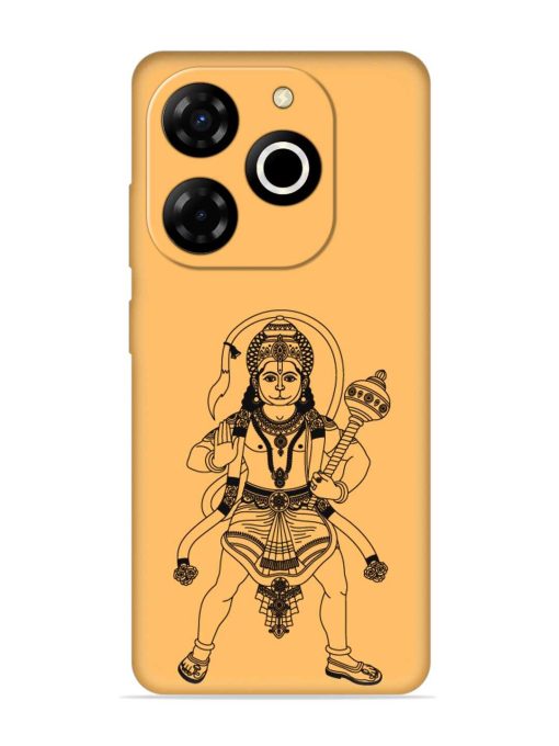 Indian God Hanuman Embossed Soft Silicone Case for Itel P55T