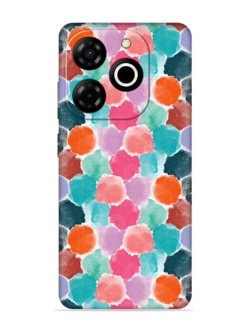 Colorful Seamless Pattern Embossed Soft Silicone Case for Itel P55T Zapvi