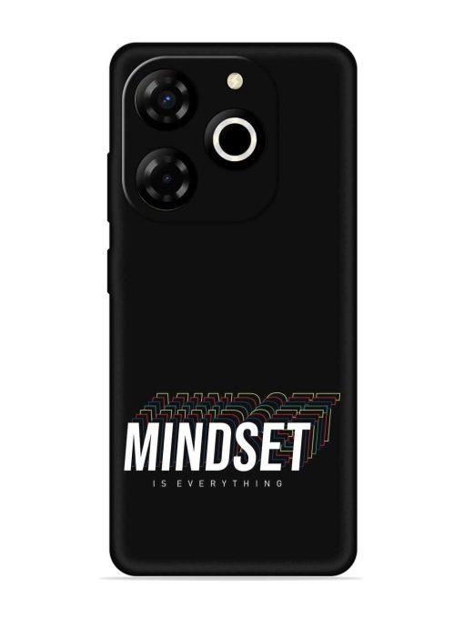 Mindset Everything Slogan Embossed Soft Silicone Case for Itel P55T Zapvi