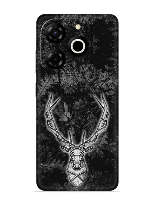 Ancient Deer Embossed Soft Silicone Case for Itel P55T Zapvi