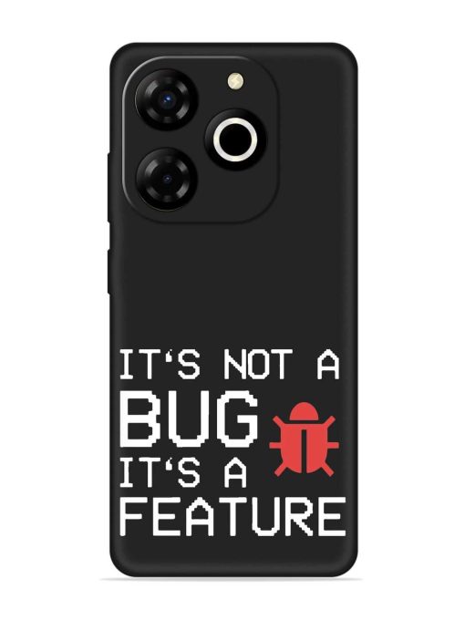 Not Bug Feature Embossed Soft Silicone Case for Itel P55T