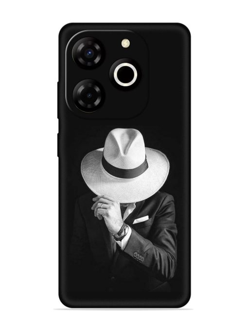 Men Under Hat Embossed Soft Silicone Case for Itel P55T Zapvi