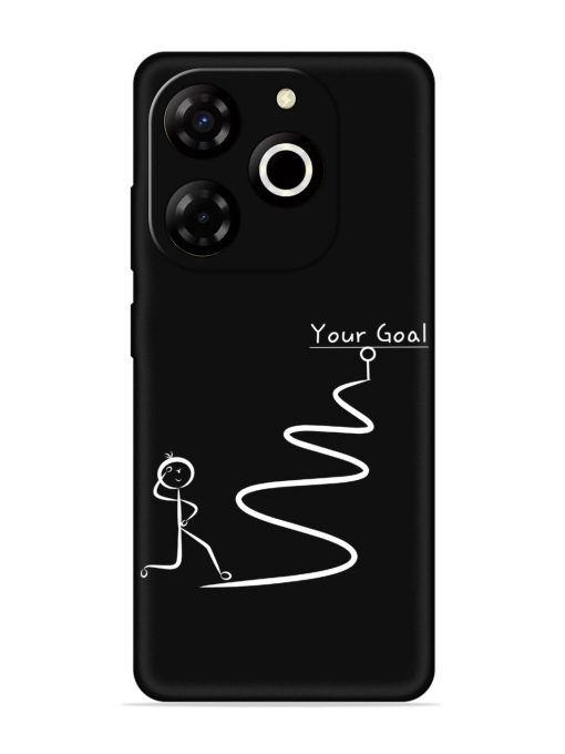 Your Goal Embossed Soft Silicone Case for Itel P55T