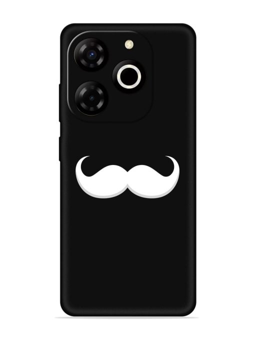 Mustache Vector Embossed Soft Silicone Case for Itel P55T