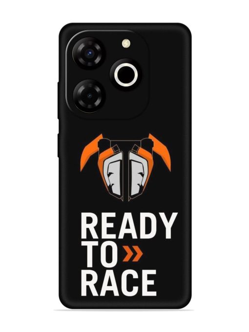 Ready To Race Embossed Soft Silicone Case for Itel P55T Zapvi