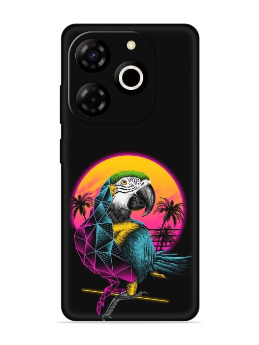 Rad Parrot Embossed Soft Silicone Case for Itel P55T