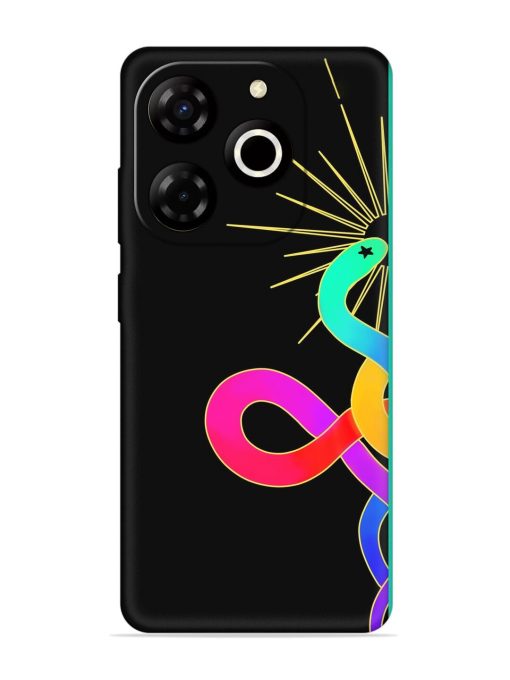 Art Geometric Abstraction Embossed Soft Silicone Case for Itel P55T Zapvi