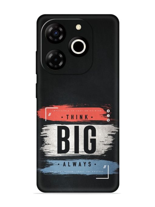 Think Big Always Embossed Soft Silicone Case for Itel P55T Zapvi