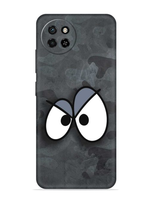 Big Eyes Night Mode Embossed Soft Silicone Case for Itel S23