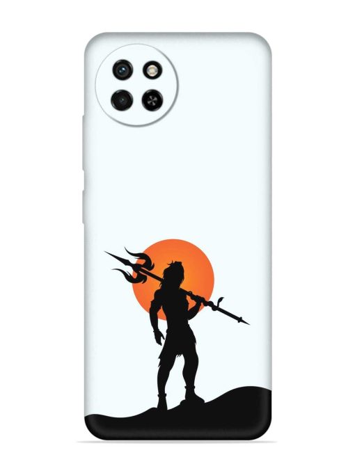 Lord Mahadev Trendy Embossed Soft Silicone Case for Itel S23 Zapvi