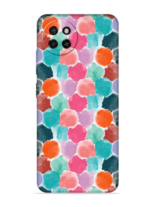 Colorful Seamless Pattern Embossed Soft Silicone Case for Itel S23 Zapvi