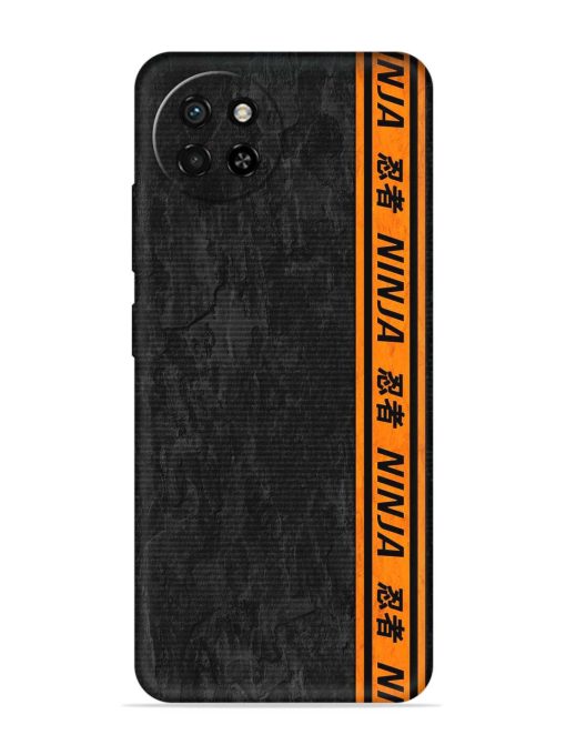 Ninja Srtips Embossed Soft Silicone Case for Itel S23 Zapvi