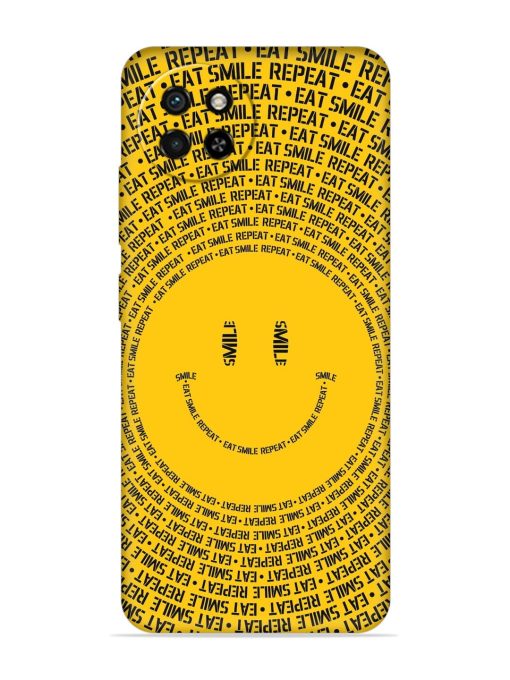 Smiley Embossed Soft Silicone Case for Itel S23