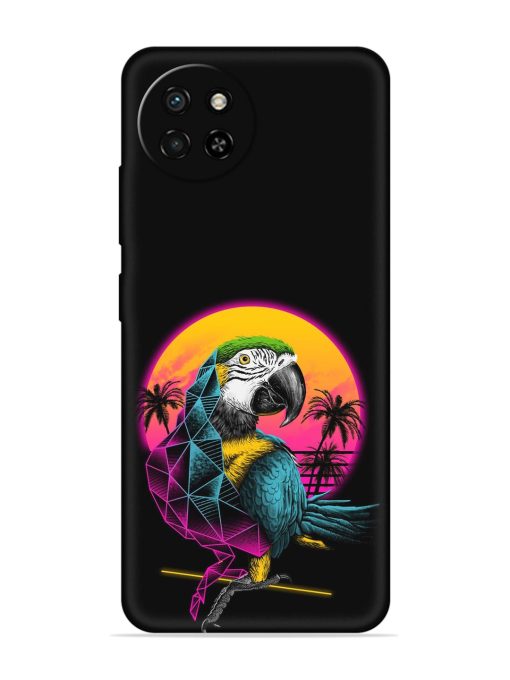 Rad Parrot Embossed Soft Silicone Case for Itel S23 Zapvi