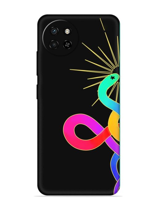 Art Geometric Abstraction Embossed Soft Silicone Case for Itel S23 Zapvi