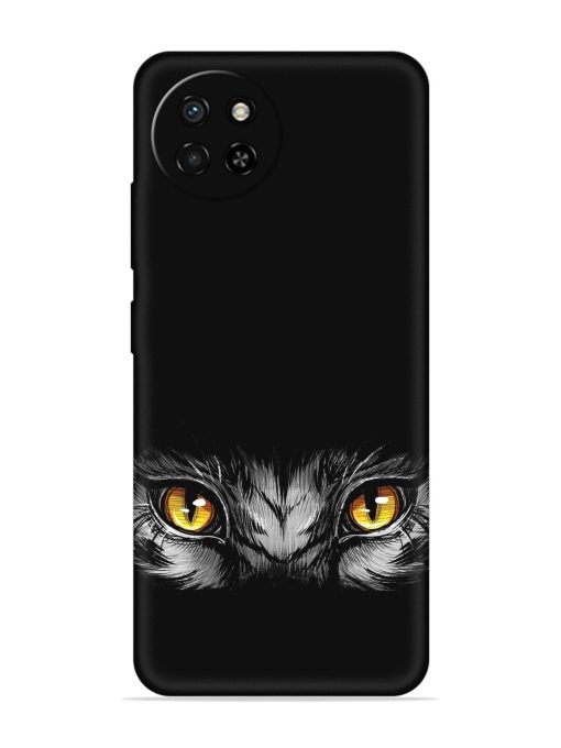 Scary Eye Embossed Soft Silicone Case for Itel S23 Zapvi