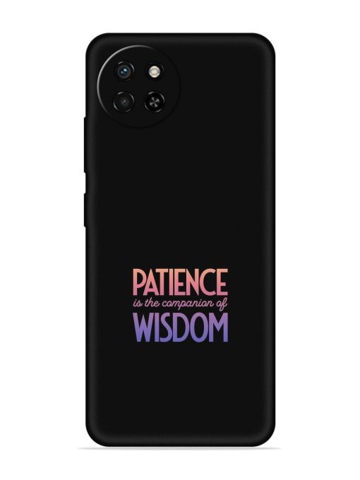 Patience Is The Embossed Soft Silicone Case for Itel S23 Zapvi