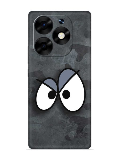 Big Eyes Night Mode Embossed Soft Silicone Case for Itel S23 Plus Zapvi