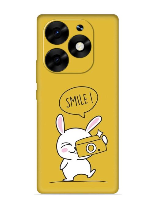 Hey Smile Please Embossed Soft Silicone Case for Itel S23 Plus Zapvi