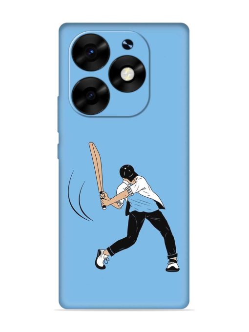 Cricket Gully Boy Embossed Soft Silicone Case for Itel S23 Plus Zapvi