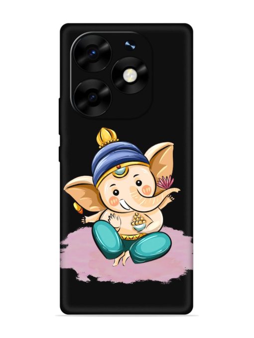 Bal Ganesh Vector Art Embossed Soft Silicone Case for Itel S23 Plus Zapvi