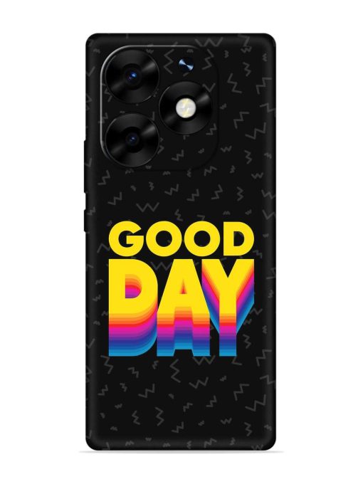 Good Day Embossed Soft Silicone Case for Itel S23 Plus Zapvi