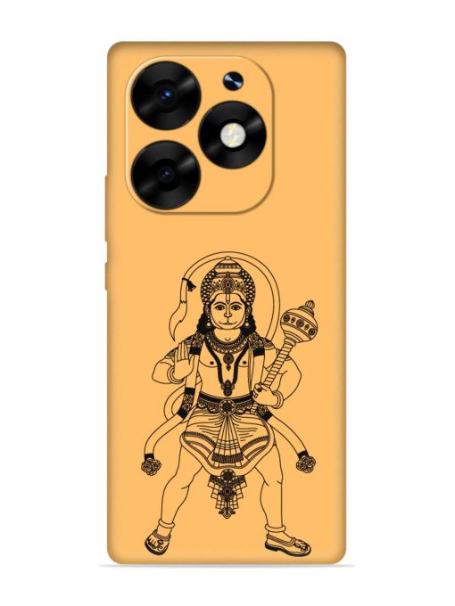 Indian God Hanuman Embossed Soft Silicone Case for Itel S23 Plus Zapvi