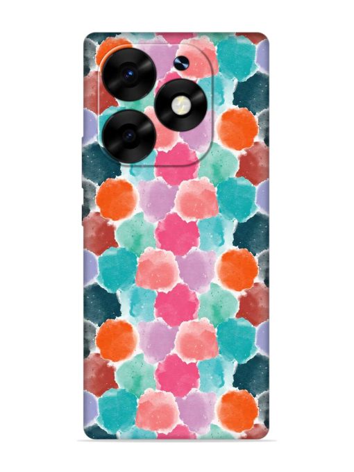 Colorful Seamless Pattern Embossed Soft Silicone Case for Itel S23 Plus Zapvi