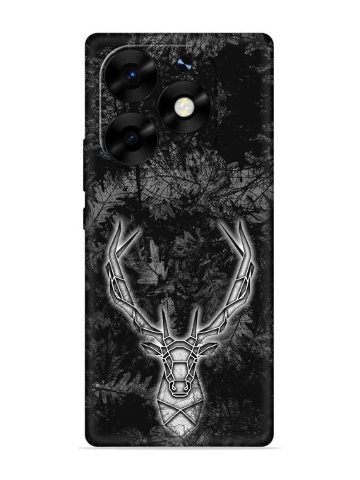 Ancient Deer Embossed Soft Silicone Case for Itel S23 Plus Zapvi