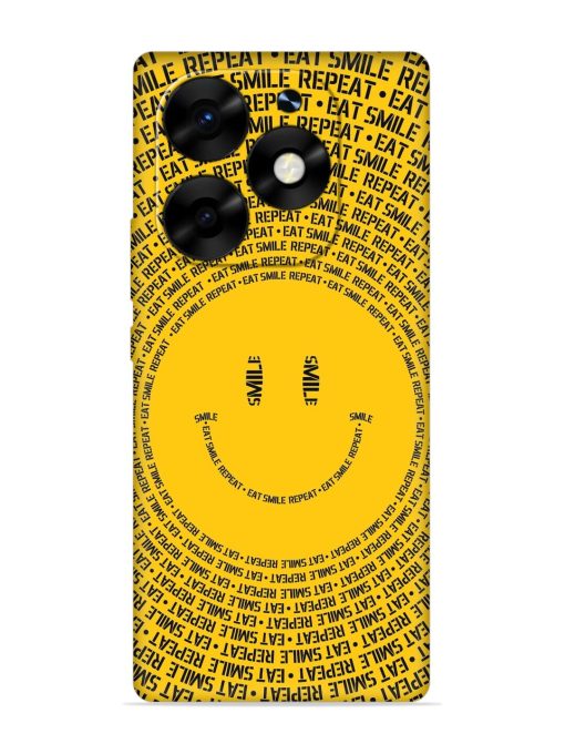 Smiley Embossed Soft Silicone Case for Itel S23 Plus Zapvi