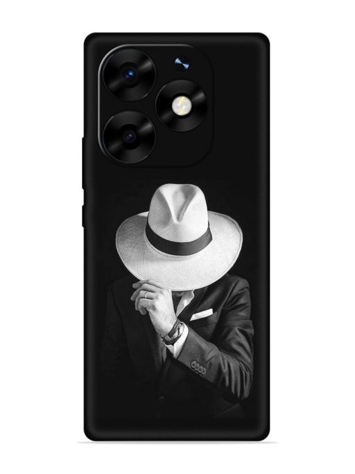 Men Under Hat Embossed Soft Silicone Case for Itel S23 Plus Zapvi