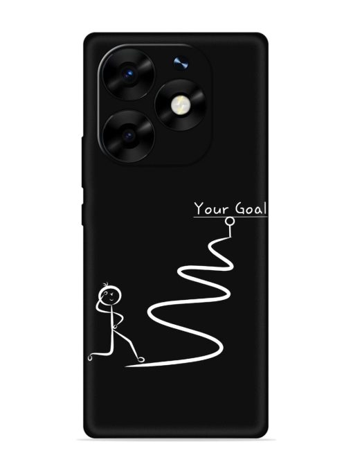 Your Goal Embossed Soft Silicone Case for Itel S23 Plus