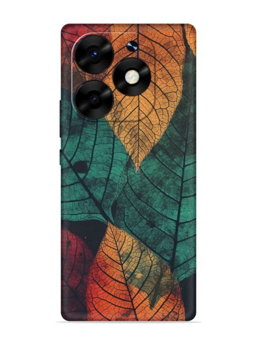 Leaves Artwork Embossed Soft Silicone Case for Itel S23 Plus Zapvi