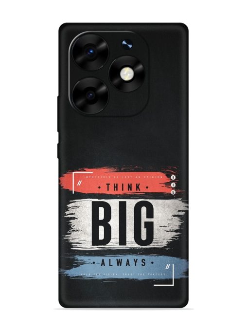 Think Big Always Embossed Soft Silicone Case for Itel S23 Plus Zapvi