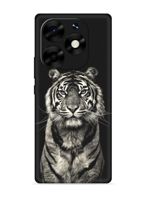 Tiger Art Embossed Soft Silicone Case for Itel S23 Plus Zapvi