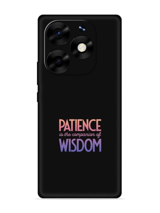 Patience Is The Embossed Soft Silicone Case for Itel S23 Plus