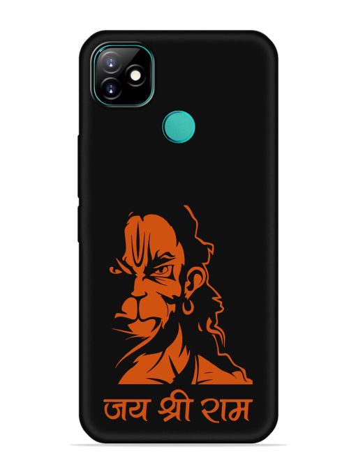 Angry Hanuman Embossed Soft Silicone Case for Itel Vision 1 Zapvi