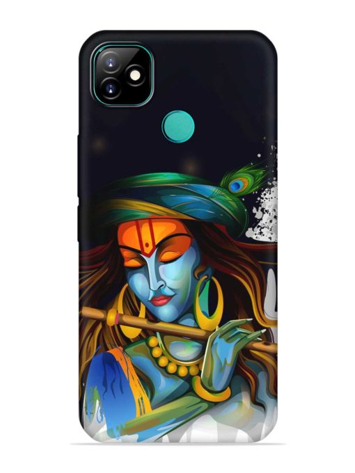 Krishna Art Embossed Soft Silicone Case for Itel Vision 1 Zapvi