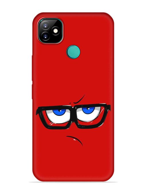 Rad Angry Face Embossed Soft Silicone Case for Itel Vision 1 Zapvi