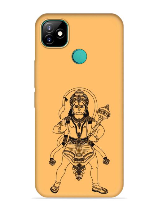 Indian God Hanuman Embossed Soft Silicone Case for Itel Vision 1