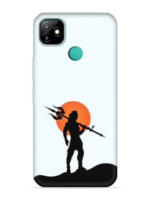 Lord Mahadev Trendy Embossed Soft Silicone Case for Itel Vision 1 Zapvi