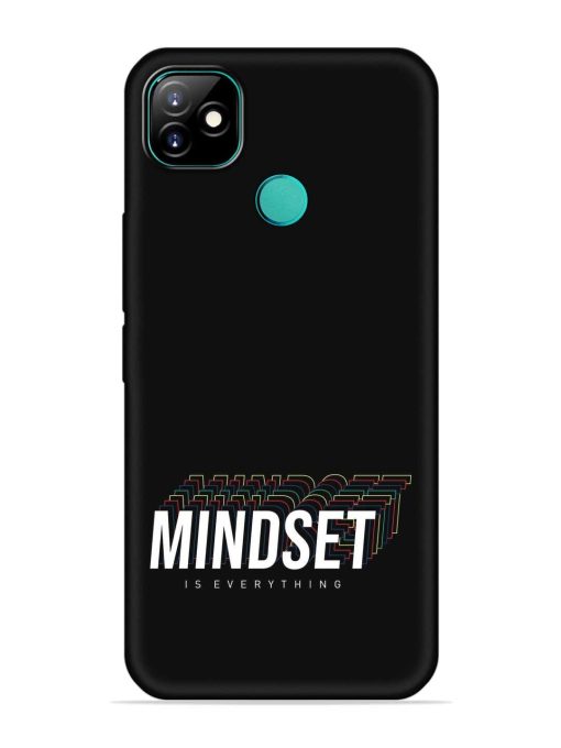 Mindset Everything Slogan Embossed Soft Silicone Case for Itel Vision 1 Zapvi