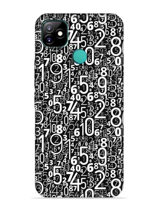 Many Numbers Different Embossed Soft Silicone Case for Itel Vision 1 Zapvi