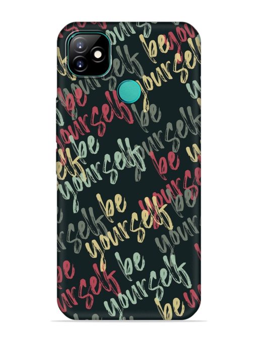 Yourself Seamless Embossed Soft Silicone Case for Itel Vision 1 Zapvi