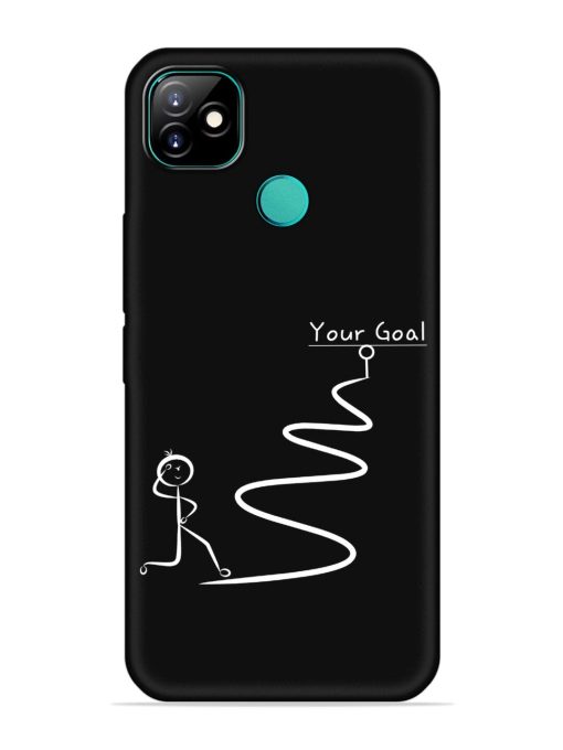 Your Goal Embossed Soft Silicone Case for Itel Vision 1