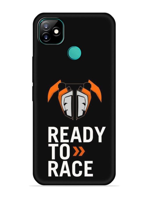 Ready To Race Embossed Soft Silicone Case for Itel Vision 1 Zapvi