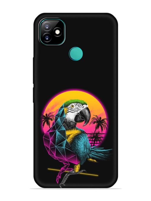 Rad Parrot Embossed Soft Silicone Case for Itel Vision 1